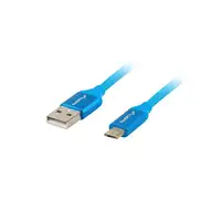 Lanberg CA-USBM-20CU-0010-BL cable USB USB 2.0 1 m Micro-USB A USB A Azul
