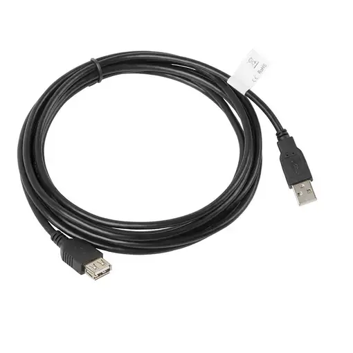 Lanberg CA-USBE-10CC-0030-BK cable USB USB 2.0 3 m USB A Negro