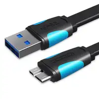 Vention Cable USB 3.0 VAS-A12-B025/ MicroUSB Macho - USB Macho/ 25cm/ Azul y Negro