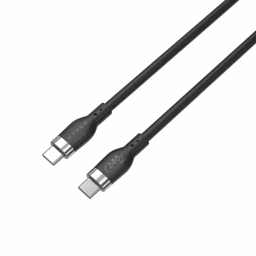 HYPER HJ4002BKGL cable USB USB 2.0 2 m USB C Negro