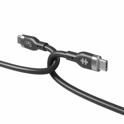 HYPER HJ4002BKGL cable USB USB 2.0 2 m USB C Negro