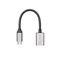 HYPER HD425D-GL cable USB USB 3.2 Gen 2 (3.1 Gen 2) 0,0176 m USB C USB A Negro, Pl