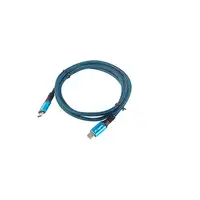 Lanberg CA-CMCM-45CU-0012-BK cable USB USB4 Gen 2x2 0,12 m USB C Negro, Azul