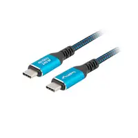 Lanberg CA-CMCM-45CU-0020-BK cable USB USB 3.2 Gen 2 (3.1 Gen 2) 2 m USB C Negro,