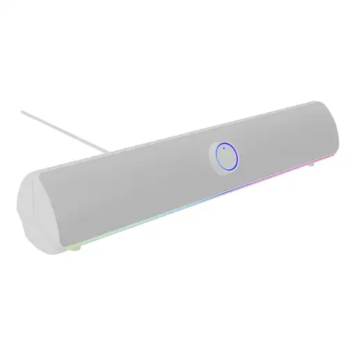 GENESIS NCS-2305 altavoz soundbar Blanco 2.0 canales 10 W