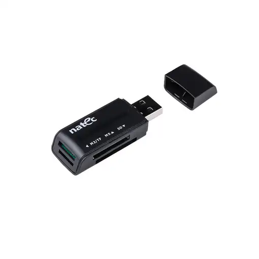 NATEC ANT 3 Mini lector de tarjeta USB 2.0 Negro