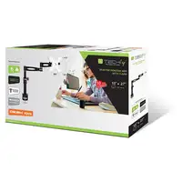Techly ICA-LCD 502BK soporte para monitor 68,6 cm (27") Escritorio Negro