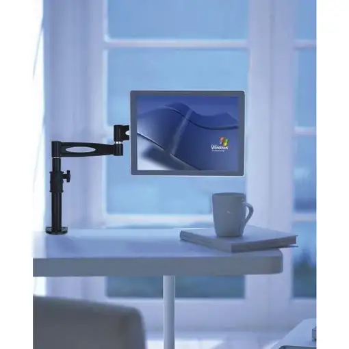 Techly ICA-LCD 502BK soporte para monitor 68,6 cm (27") Escritorio Negro