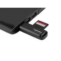 NATEC Scarab 2 lector de tarjeta USB 3.2 Gen 1 (3.1 Gen 1) Type-A Negro