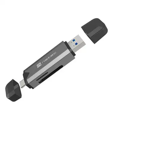 NATEC NCZ-2262 lector de tarjeta USB 3.1 Interno Negro, Gris Oscuro