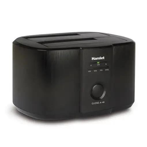 Hamlet HXDD2535CLN base de conexión para disco duro Negro