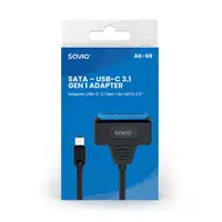 Savio AK-69 tarjeta y adaptador de interfaz USB 3.2 Gen 1 (3.1 Gen 1)