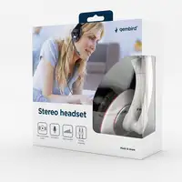 Gembird MHS-001-GW auricular y casco Auriculares Alámbrico Diadema Llamadas/Música