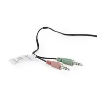 Gembird MHS-001-GW auricular y casco Auriculares Alámbrico Diadema Llamadas/Música