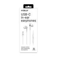 Celly UP1200TYPECWH auricular y casco Auriculares Alámbrico Dentro de oído Llamada