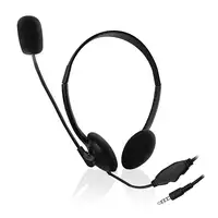 Ewent EW3567 auricular y casco Auriculares Alámbrico Diadema Llamadas/Música Negro