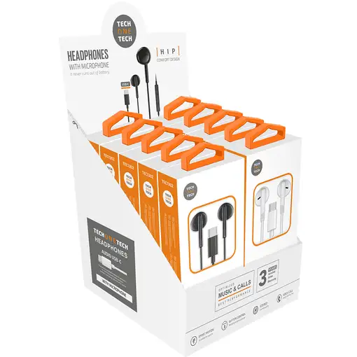 TECH ONE TECH Pack ahorro auriculares HIP USB-C 10u (5+5)