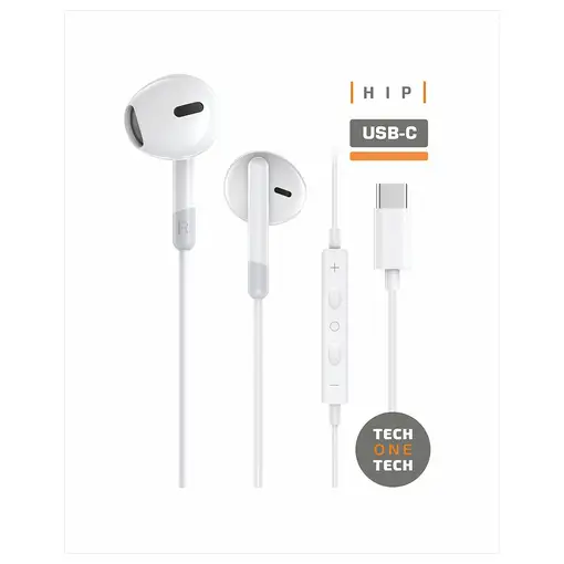 TECH ONE TECH Pack ahorro auriculares HIP USB-C 10u (5+5)