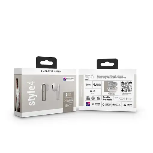 Energy Sistem Style 4 Auriculares True Wireless Stereo (TWS) Dentro de oído Llamad