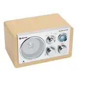 Denver TR-63LW radio Personal Analógica Bamboo, Plata