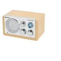 Denver TR-63LW radio Personal Analógica Bamboo, Plata