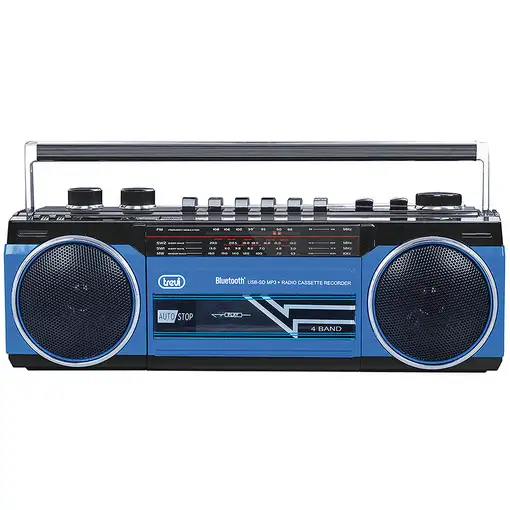 Trevi RR 501 BT Personal Analógica Negro, Azul