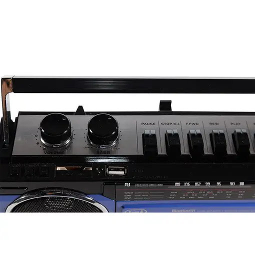 Trevi RR 501 BT Personal Analógica Negro, Azul