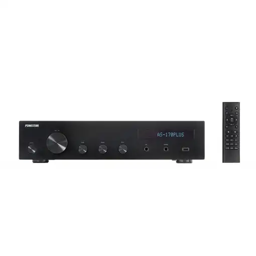 Fonestar AS170PLUS amplificador de audio 2.0 canales Hogar Negro