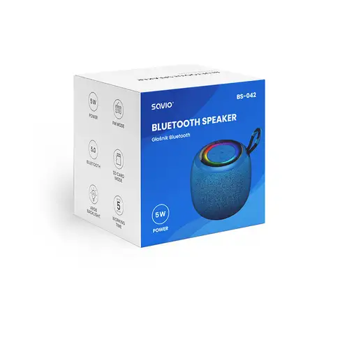 Savio BS-042 altavoz Azul Inalámbrico 5 W