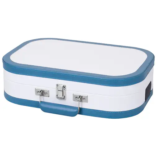 Trevi TT 1020 BT Tocadiscos de tracción directa Azul, Blanco Semiautomático
