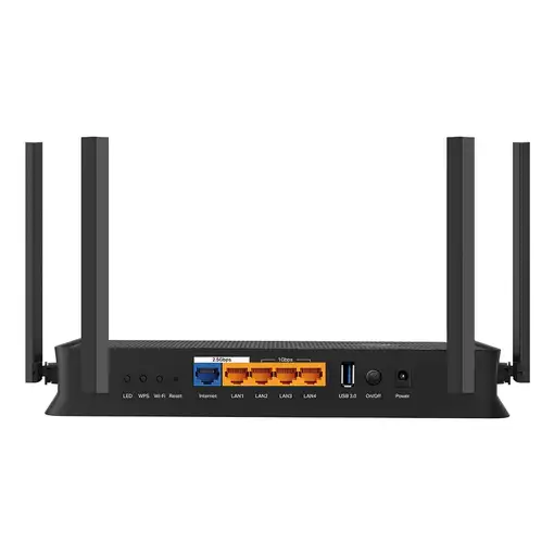 TP-Link Archer BE3600 router inalámbrico 2.5 Gigabit Ethernet Doble banda (2,4 GHz