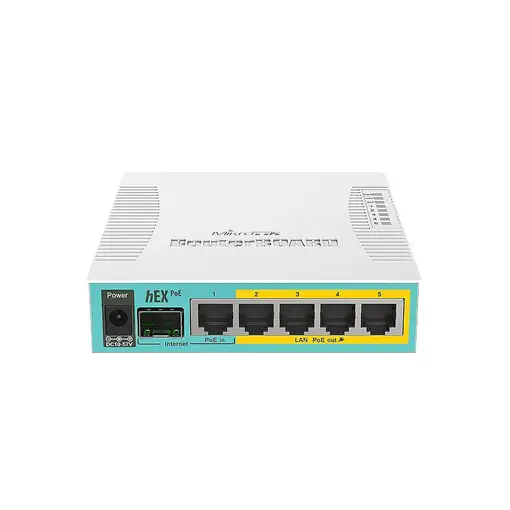 Mikrotik hEX PoE router Blanco