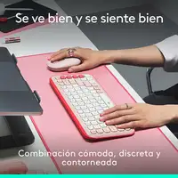 Logitech POP ICON COMBO, combinación de teclado y ratón Bluetooth, escritura cómod