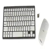 Tacens LEVIS COMBO, Pack de Teclado y Ratón Inalámbrico Blanco, Wireless 2.4G, Rat