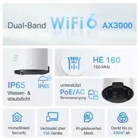 TP-Link Deco X50-Outdoor Doble banda (2,4 GHz / 5 GHz) Wi-Fi 6 (802.11ax) Blanco 1
