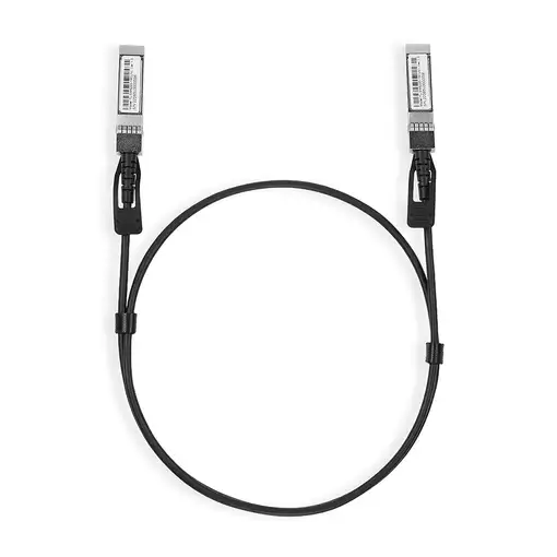 TP-Link TL-SM5220-1M Cable de fibra óptica e InfiniBand SFP+ DAC Negro