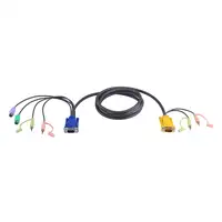 ATEN Cable KVM PS/2 con audio y SPHD 3 en 1 de 1,8 m