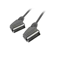 Lanberg CA-EUEU-10CC-0018-BK cable EUROCONECTOR 1,8 m SCART (21-pin) Negro