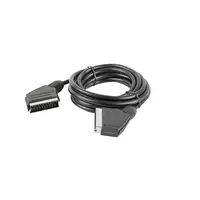 Lanberg CA-EUEU-10CC-0018-BK cable EUROCONECTOR 1,8 m SCART (21-pin) Negro