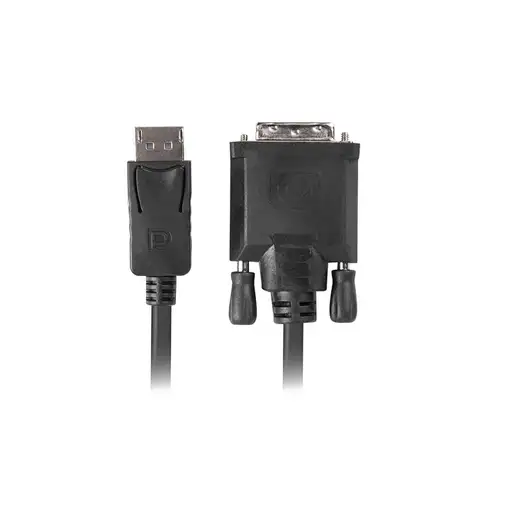Lanberg CA-DPDV-10CU-0018-BK adaptador de cable de vídeo 1,8 m DisplayPort DVI-D N