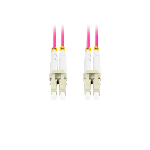 Lanberg FO-LULU-MD41-0020-VT Cable de fibra óptica e InfiniBand 2 m LC Violeta