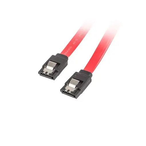 Lanberg CA-SASA-14CU-0050-R cable de SATA 0,5 m SATA 7-pin Rojo