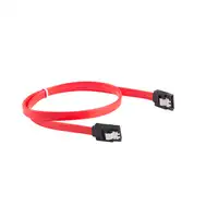 Lanberg CA-SASA-14CU-0050-R cable de SATA 0,5 m SATA 7-pin Rojo