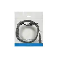 Lanberg CA-C13E-11CC-0018-BK cable de transmisión Negro 1,8 m C13 acoplador C14 ac