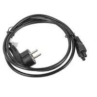 Lanberg CA-C5CA-11CC-0018-BK cable de transmisión Negro 1,8 m CEE7/7 C5 acoplador