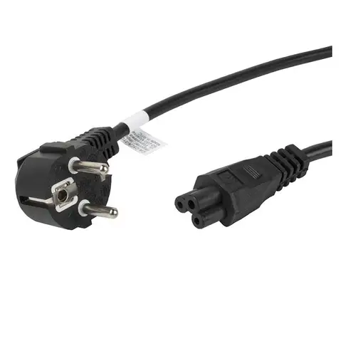 Lanberg CA-C5CA-11CC-0018-BK cable de transmisión Negro 1,8 m CEE7/7 C5 acoplador