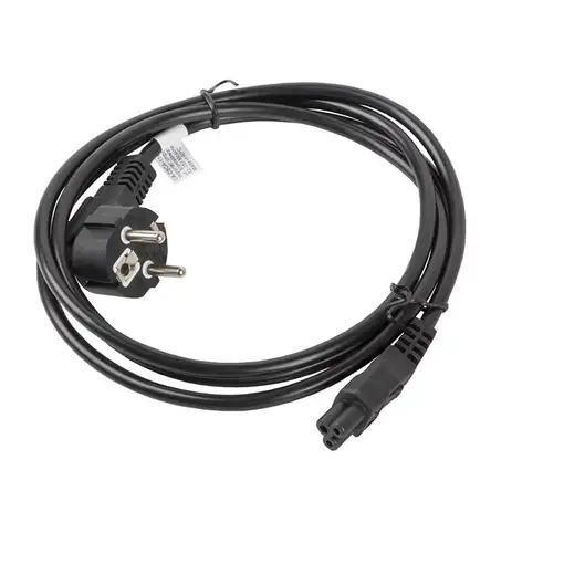 Lanberg CA-C5CA-11CC-0018-BK cable de transmisión Negro 1,8 m CEE7/7 C5 acoplador