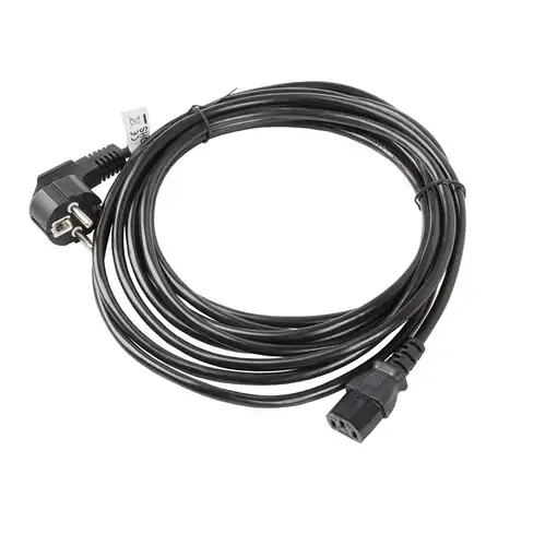Lanberg CA-C13C-11CC-0100-BK cable de transmisión Negro 10 m C13 acoplador CEE7/7