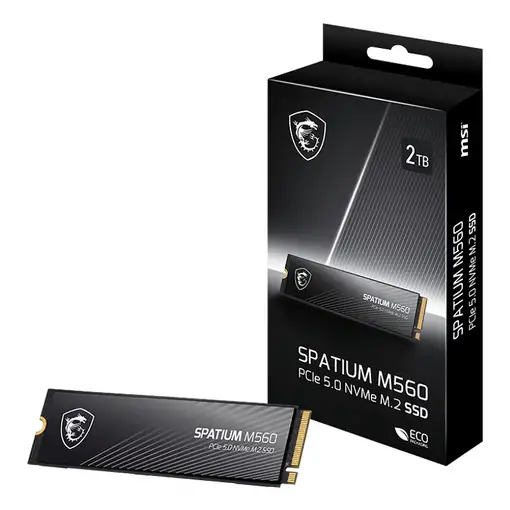 MSI Spatium M560 PCIE 5.0 NVME M.2 1TB PCI Express 5.0 3D NAND