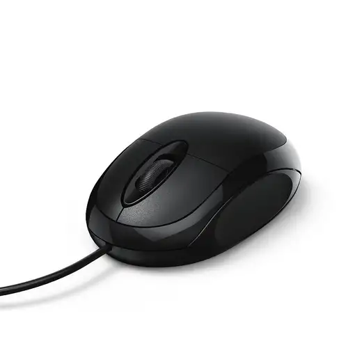 Hama | Ratón MC-100 con Cable Negro